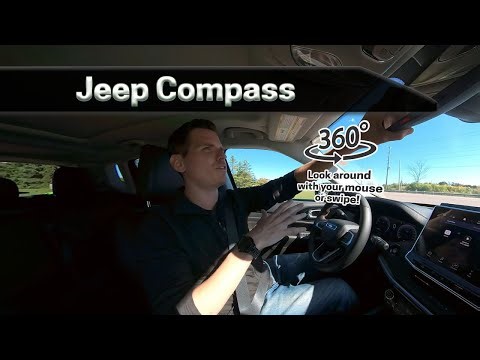 Driving the Jeep Compass Trailhawk in 360 VR