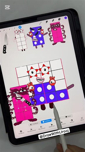 I made Sprunki Numberblocks 16 with emojimixing #sprunki #numberblocks #emojimixing #trending