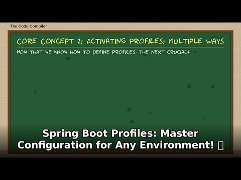 Master Java Spring Boot Profiles: Advanced Configuration for Any Environment! 🚀