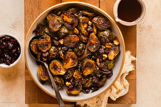 Maple Syrup Brussels Sprouts: Roasted to Crispy Perfection