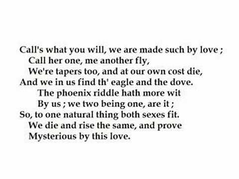 The Canonization by John Donne (read by Tom O'Bedlam)