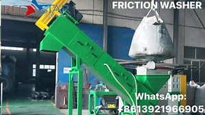 FILM FRICTION WASHER | Redstar Machinery II Waste-Plastic-Recycling