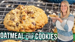 ✅ Recipe: https://thestayathomechef.com/oatmeal-chocolate-chip-cookies/ Oatmeal Chocolate Chip Cookies are sweet and chocolatey, with the most delightful texture from the oats, and fun for the whole family to make! | The Stay At Home Chef
