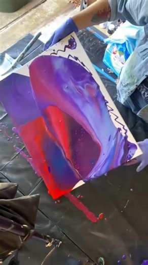SATISFYING CREATIVE ART THAT AT ANOTHER LEVEL || ACRYLIC POURING || ABSTRAC PAINTING#painting