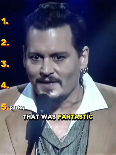 Top 5 Johnny Depp iconic moment #JohnnyDepp #celebrity #hollywood #ranking #fyp