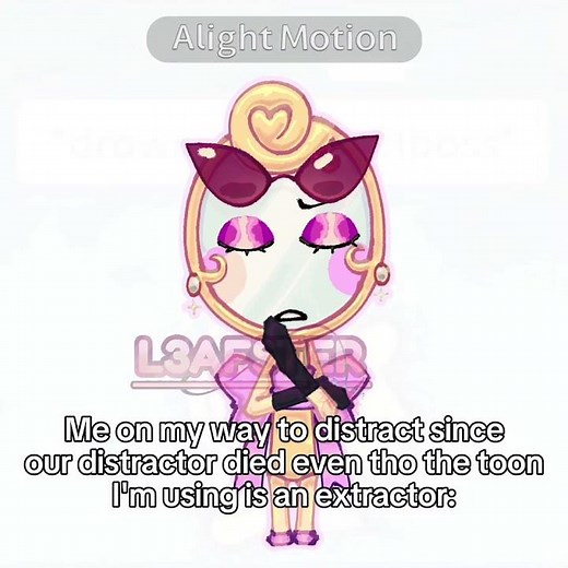 I love distracting as Glisten || #dandysworld #glisten #dandysworldroblox #tweening #alightmotion