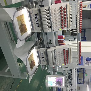 Automatic Commercial Digital 2 Double Head Computerized Cap Embroidery Machine