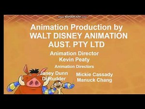 Timon & Pumbaa End Credits (1995) (GoAnimate TV Version, 2024)