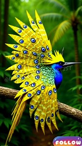 Is this the most beautiful bird ever created? 🤯✨ Gold wings and a crown to match! 👑💛 Rate this masterpiece 1-10! 👇 #AIBirdReels #GoldenWings #MajesticNature #fblifestyle #AIVisuals #BirdReels #NatureReels #TrendingReels #ViralReels #FacebookReels #FYP #Explore Disclaimer: ⚠️ Disclaimer: This video contains AI-generated visuals created for entertainment purposes and does not represent real wildlife. | Nature Lover Artist