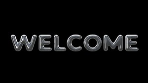 Download WELCOME, Text title animation for free