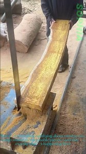 Wood Processing in Action: Cutting Large Logs Into Smooth Planks