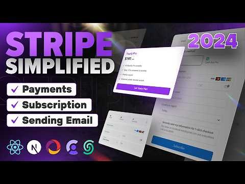 Ultimate Stripe Tutorial for Beginners in 5 HOURS - Subscriptions, Payments, Emails