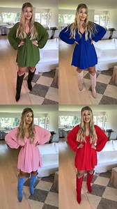 159K views · 1.6K reactions | Amazon Boots that are Wide Calf Friendly! Comment NEED IT and I’ll send the boot info & these affordable dresses! 殺曆 #midsize #outfit #outfits #outfitideas #affordablefashion #widecalfboots #amazonfashion #midsizefashion | Olivia Freda Curves | Facebook