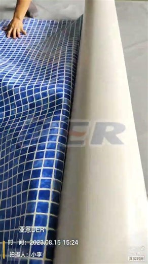 PVC Pool Liner | Mosaic PatternPVC pool liner with classic mosaic design,