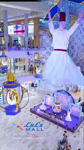 ✨🧞‍♂️ Step into the enchanting realm of Lulu Perunnal Carnival ♥️ Embrace the vibrant ambiance of Lulu Mall Trivandrum, adorned to honor the spirit of Ramadan, inviting you to a selection of curated events and Ramadan-special programs. Indulge in the charm of live food counters, nadan snacks and captivating live musical performances. Lulu Ramadan Night Souk beckons you to immerse yourself in an exclusive Ramadan experience, promising an unforgettable feast with your cherished companions. Embark