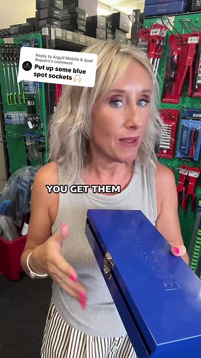 Replying to @Argyll Mobile & Ipad Repairs Look at this set !!! Ooohhhhh …. #impacttools #socketset #bluespot #tools #tool #toolset #toolkit #socketsets #mechanic #cartools #bargain #dealdrop #garagetools #workshoptools