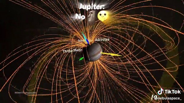 Magnetic field> #astronomy #4k #space #universe #edit #univers #edit4k #solarsystem #magneticfield #jupiter #saturn #earth