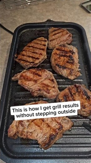 Indoor Grill Steak That Comes Out Perfect Every Time ✨️ Link in bio