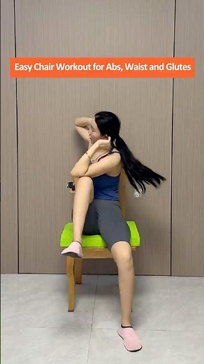 4 Chair Exercises at Home to Burn Belly Fat, Tighten Your Waist and Build Defined Abs