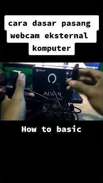 basic way to install an external computer webcam #howtobasic#basicway#install#webcam#Rexus#alfa2#...