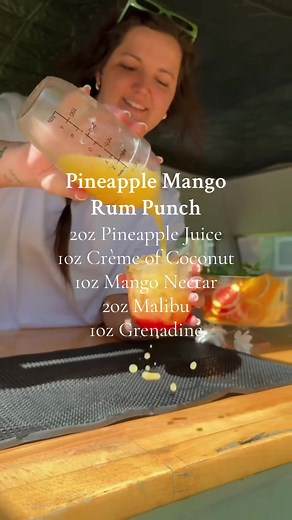 Refreshing Pineapple Mango Rum Punch Recipe