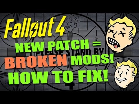 FALLOUT 4: How to Fix BROKEN MODS with New Patch (Plugins Disabling on Launch)