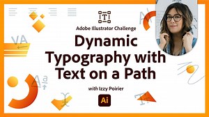 Dynamic Typography with Text on a Path | Illustrator Challenge