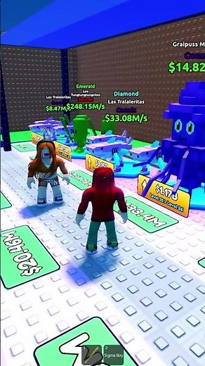 I'm a FAKE GIRL on My FRIEND'S SERVER to STEAL BRAINROTS #shorts #speedyymilo #brainrot