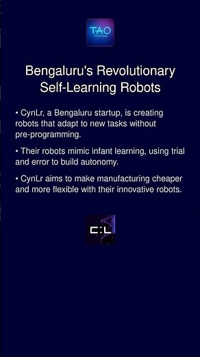 Bengaluru's Revolutionary Self-Learning Robots