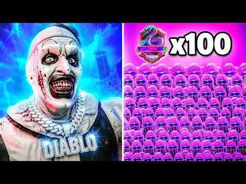 Can 100 IRIDESCENT Players Beat DIABLO?