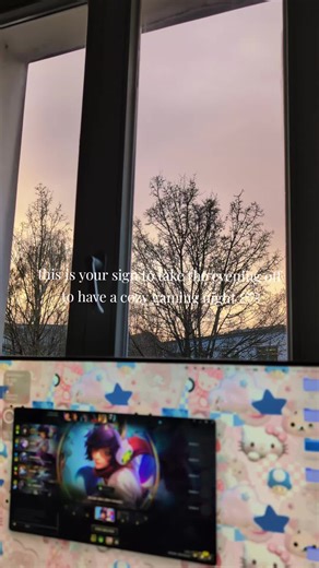 cozy gaming sesh today (⁠◠⁠‿⁠・⁠)⁠—⁠☆ #cozygaming #leaguetiktok #gamergirl #ahri