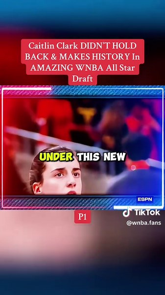 Caitlin Clark Makes WNBA History at All Star Draft