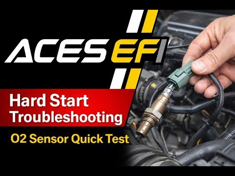 ACES EFI Hard Start Troubleshooting | O2 Sensor Quick Test