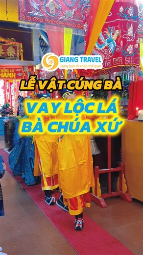 Lễ vật cúng Bà Chúa Xứ Núi Sam tại An Giang