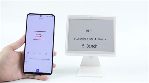 Esl Paperless Rfid Digital E Ink Price Tag Ble Display Electronic Shelf Label for Supermarket