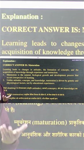 Not a Product of Learning? (UGC NET PYQ)