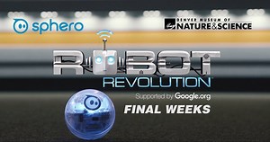 27K views · 139 reactions | Our friend SPRK+ from Sphero came to visit the robots of Robot Revolution! Come meet Baxter, Robotis Op, and PARO for yourself before they leave for good on August 7. Reserve your tickets: dmns.org/robotsfinalweeks | Denver Museum of Nature & Science | Facebook