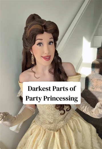 these are the dark parts of Princessing that I don’t typically share on the internet! #partyprincessdrama #partyprincess #disneyprincess #princessbelledisney #disneyprincessdress @CharacterConnectionCo.