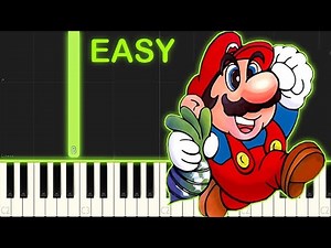 SUPER MARIO BROS. 2 - EASY Piano Tutorial