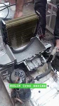 KOLIN creo Series deep cleaning. #acinverter #hvacmaintenance #kolincreo #acinverter
