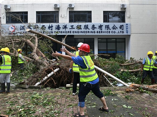 Taiwan lowers Typhoon Ragasa death toll to 14; China starts cleanup