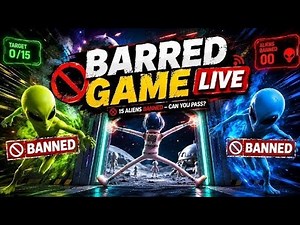 👽 ALIEN ESCAPE in Barred Game LIVE! | Can We Survive? #shorts #livestream #shortsfeed