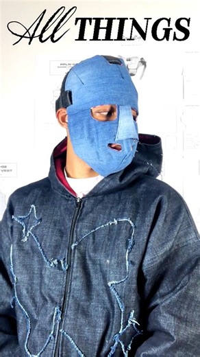 Jeans Upcyle | Making a Mask #fashion #diy #pdfpattern #upcycle #jeans #sewingpatterns