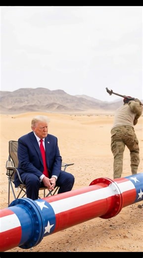 “Oil Explosion Chaos 😱🔥 Trump Shocked & Runs Away!”