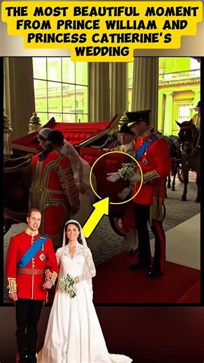 Princess Catherine and Prince William's wedding moment|| #walesroyals #royalfamily #wedding