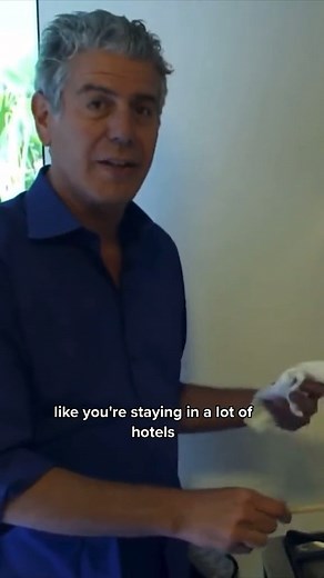 “Why in a perfectly good hotel with perfectly good food would you want to cook Well, ‘cause you can…” | No Reservations