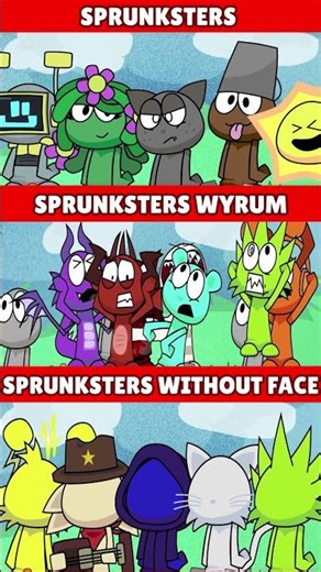 Incredibox Sprunksters VS Wyrum VS Without Face *MIX VERSION*