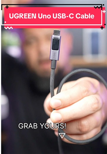 UGREEN Uno 100 Watt USB-C Cable: The One Cable I Use For My Phone, Tablet, and Laptop #UGREEN #USBCable #FastCharging #TechGadgets #Cable