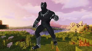 Minecraft Black Panther Build Schematic - 3D model by inostupid