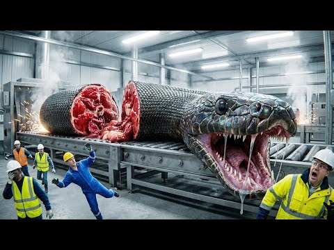 Black Headed Python Farm: Raising & Processing Giant Snakes for Luxury Leather Goods